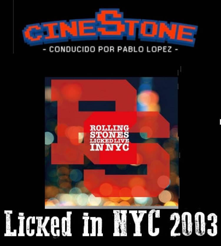 Ver Licked IN nyc 2003 The rolling Stones